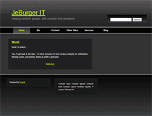 Tablet Screenshot of jeburger.com
